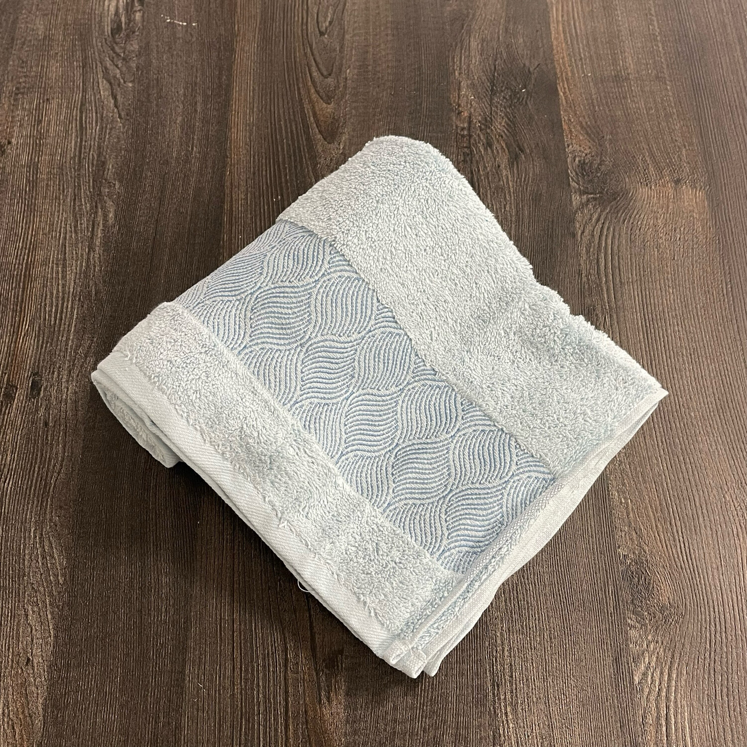Ipekce Handtuch Türkis mit hellem Muster 50x90 cm