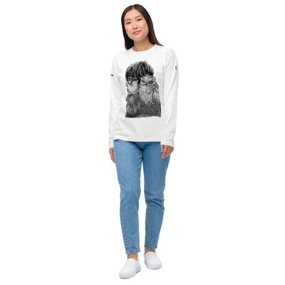 Unisex long sleeve harry potter t-shirt is printed by original hand sketch