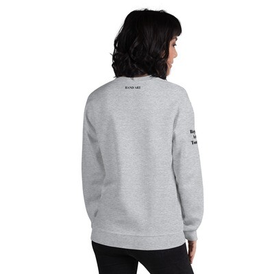 Unisex we are unique Sweatshirt printed by original hand art 