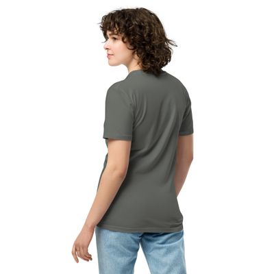 Unisex premium Be positive t-shirt printed by Original hand art 
