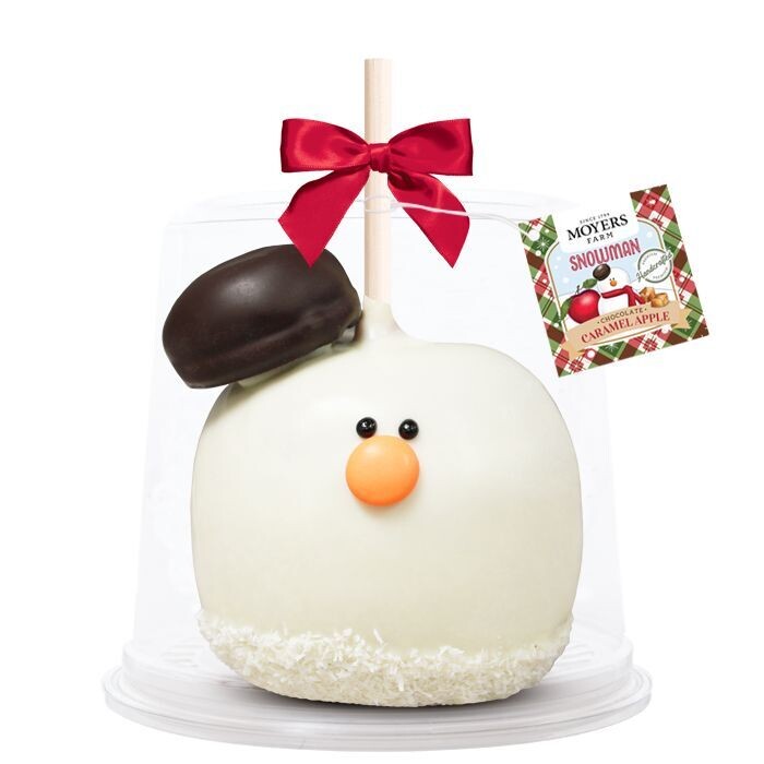 Snowman Single - Chocolate Caramel Apple