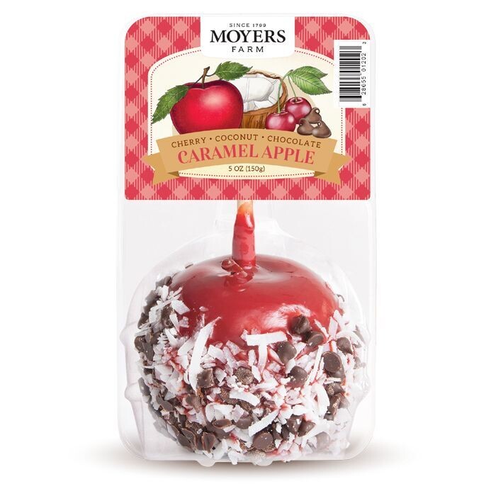 Cherry Coconut Chocolate - Caramel Apple