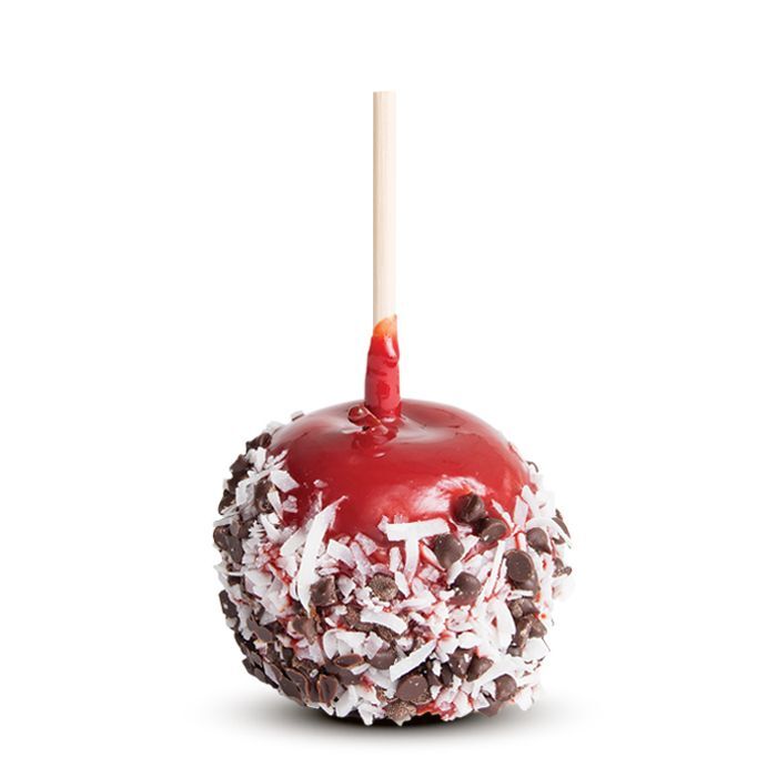 Cherry Coconut Chocolate - Caramel Apple