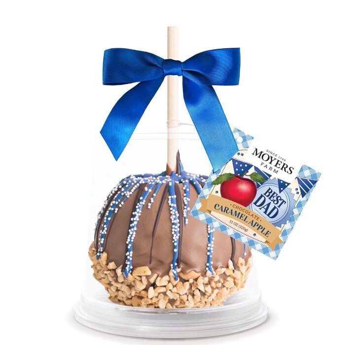 Father's Day (Blue and White) - Chocolate Caramel Apple