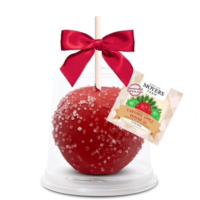 Ornament (Red and Green) - Chocolate Caramel Apple