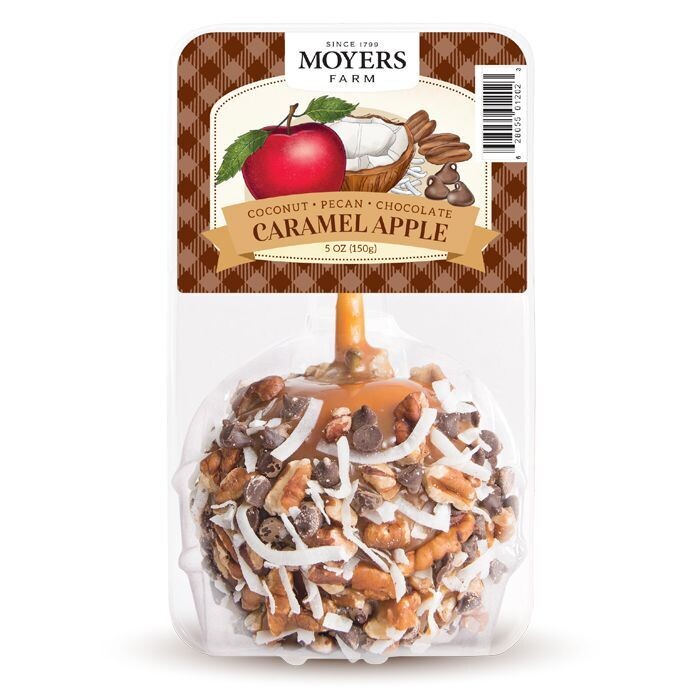 Coconut, pecan and chocolate - Caramel Apple