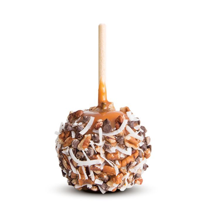 Coconut, pecan and chocolate - Caramel Apple