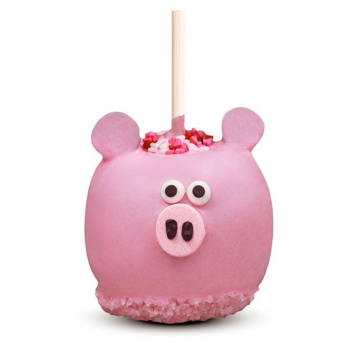 Valentine's Piggy - Chocolate Caramel Apple