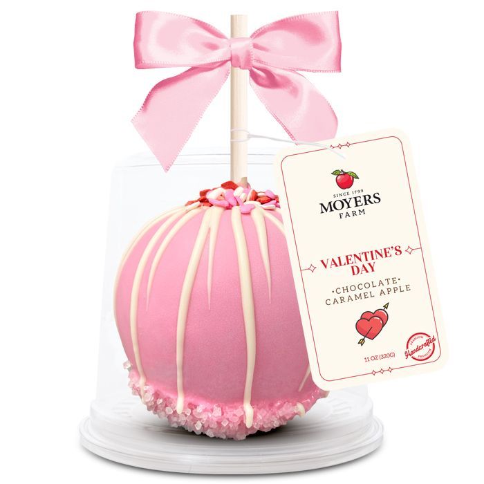 Valentine's Day Retro (Pink) - Chocolate Caramel Apple