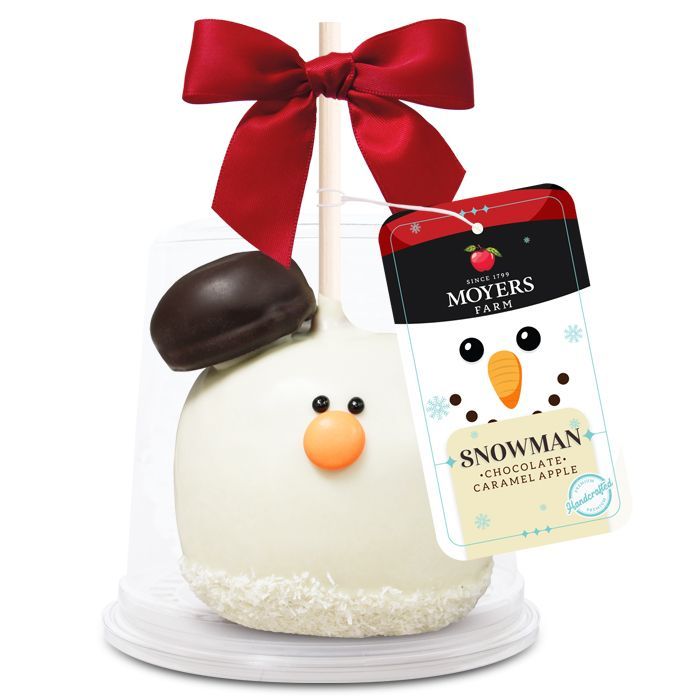 Snowman Single - Chocolate Caramel Apple