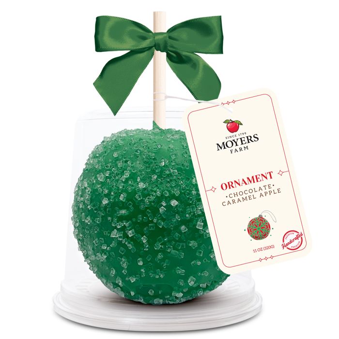 Ornament (Red and Green) - Chocolate Caramel Apple