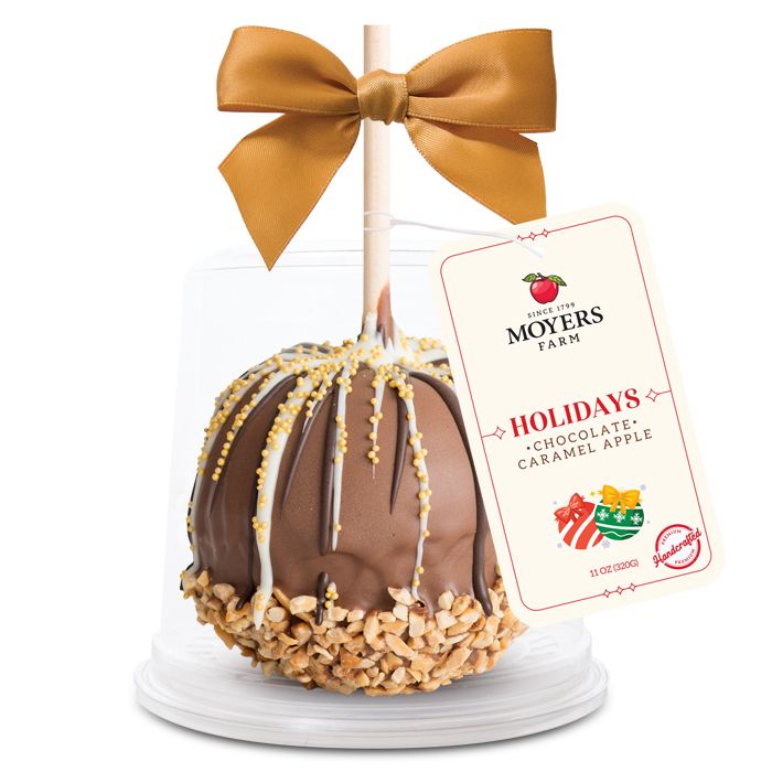 Holiday (Red and Gold) - Chocolate Caramel Apple