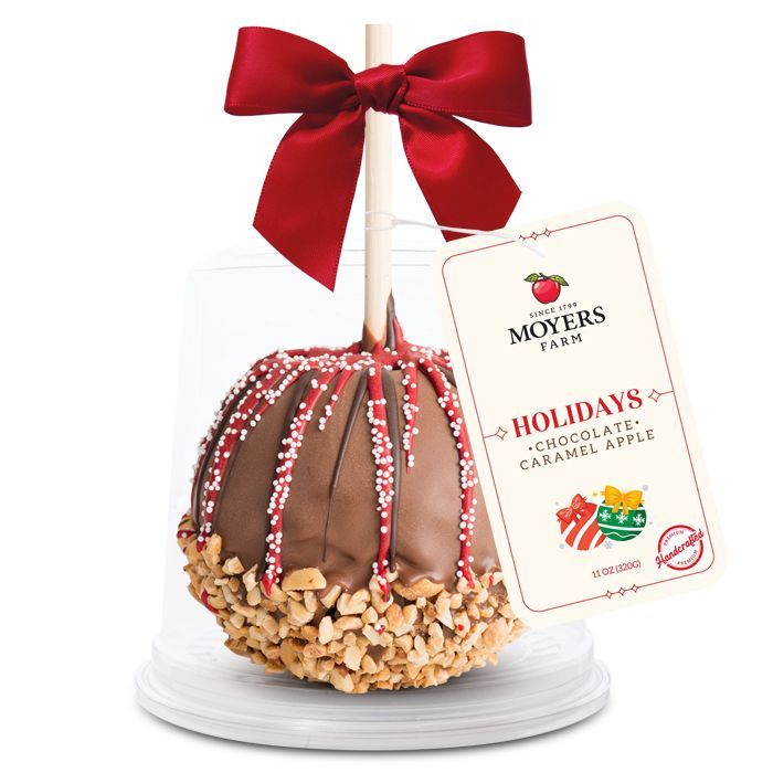 Holiday (Red and Gold) - Chocolate Caramel Apple