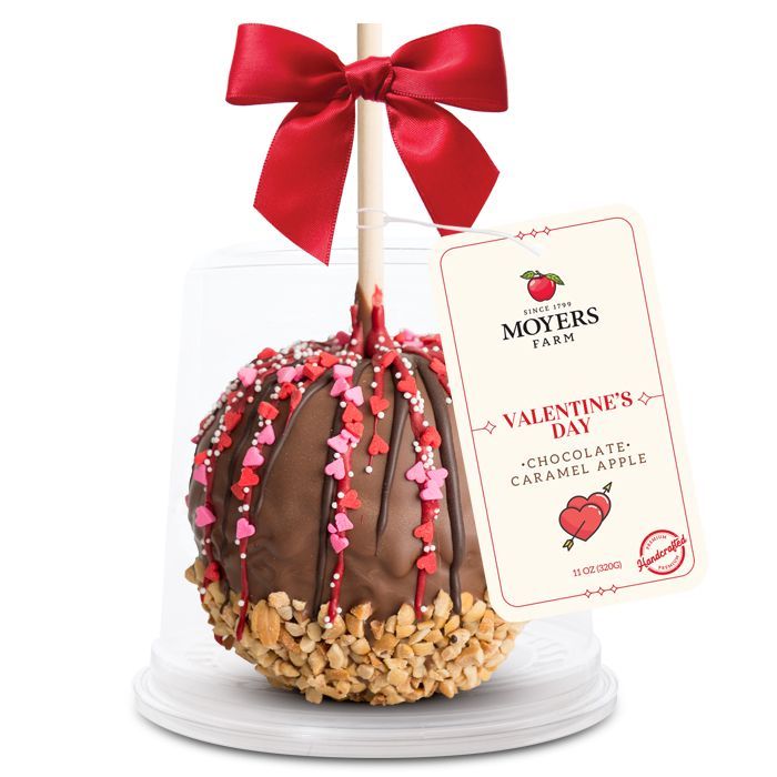 Valentine's Day (Red and Pink) - Chocolate Caramel Apple