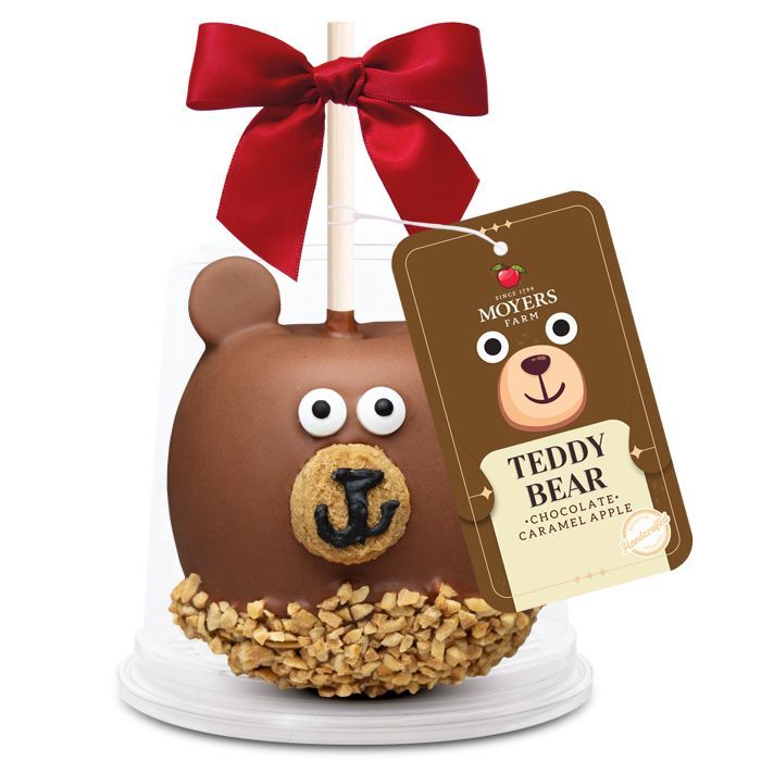 Teddy Bear Single - Chocolate Caramel Apple
