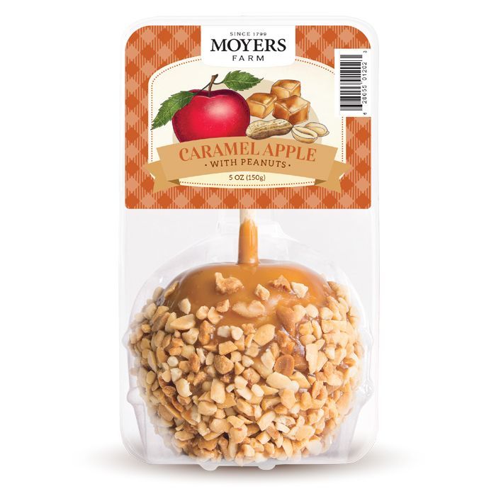 Caramel Apple with Peanuts