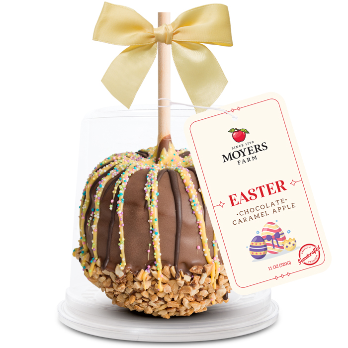 Easter (Purple and Yellow) - Chocolate Caramel Apple