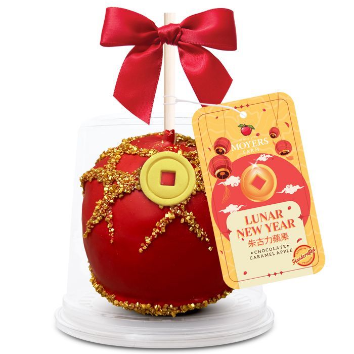 Happy Lunar New Year - Chocolate Caramel Apple