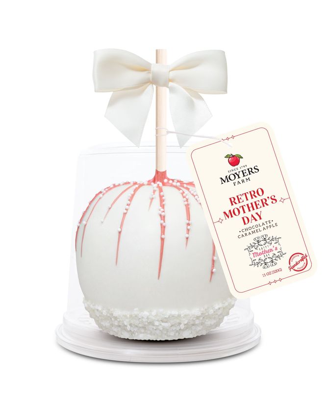 Mother's Day Retro (Pink and White) - Chocolate Caramel Apple