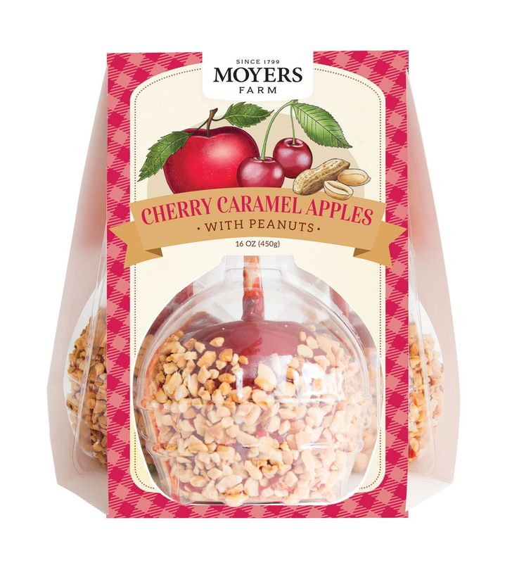 Cherry Caramel  Apple with Peanuts - 3Pack