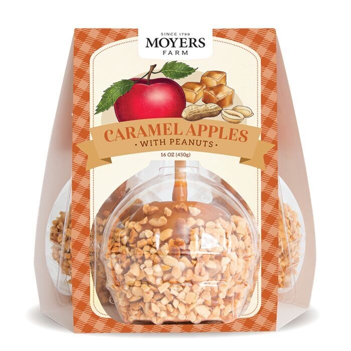 3-Pack Caramel Apples with Peanuts - Old Fashioned 3-Pack Caramel Apples with Peanuts - Old Fashioned