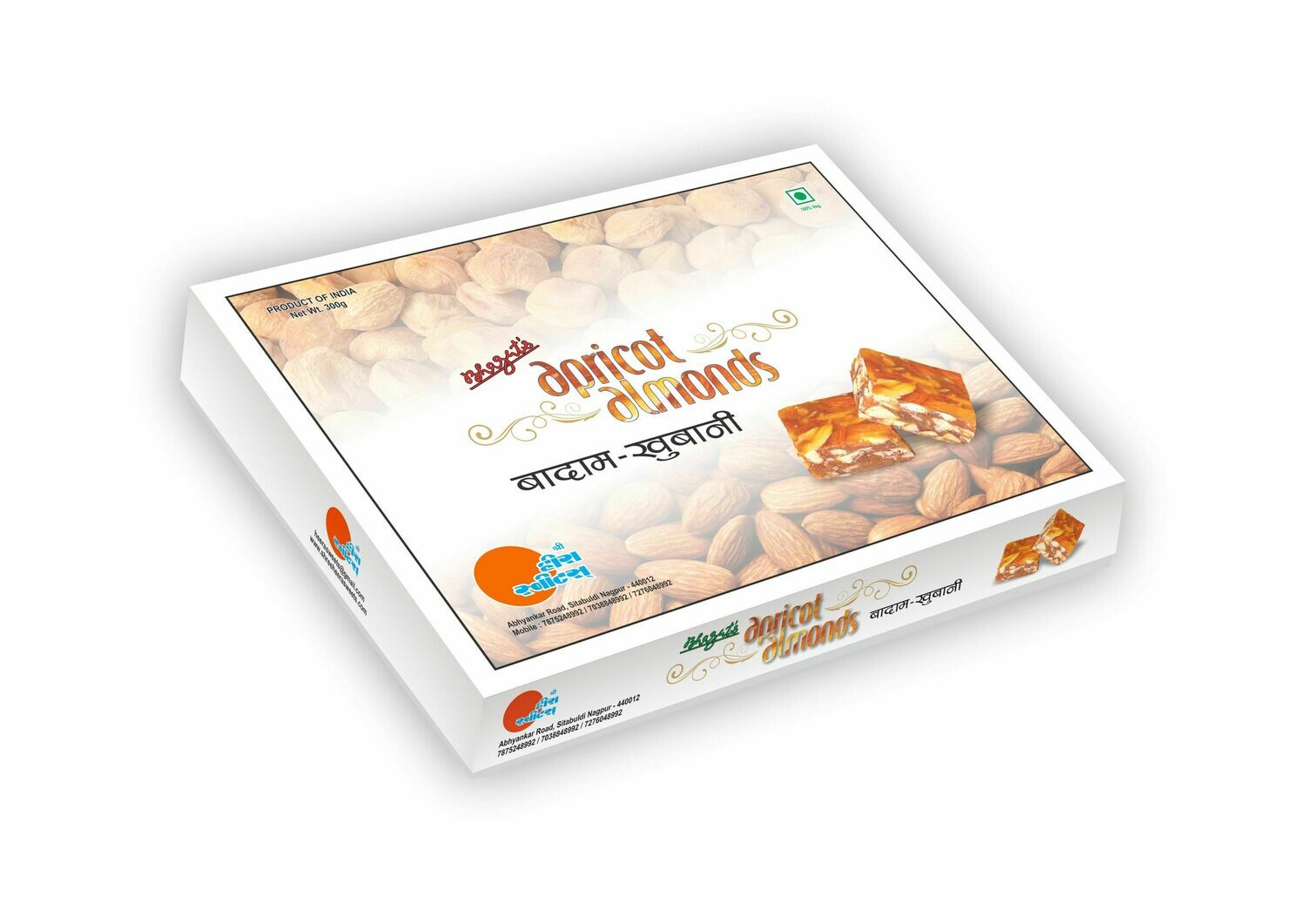 Apricots &amp; Almonds - 250g   बादाम खुबानी