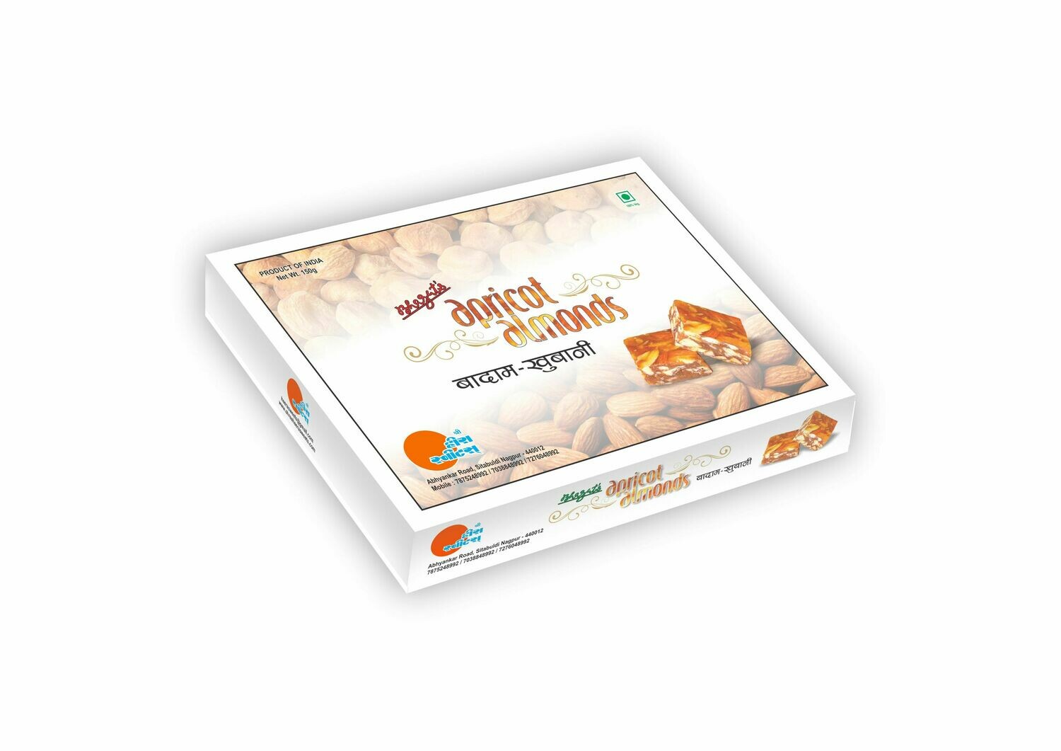 Apricots &amp; Almonds - 125g    बादाम खुबानी