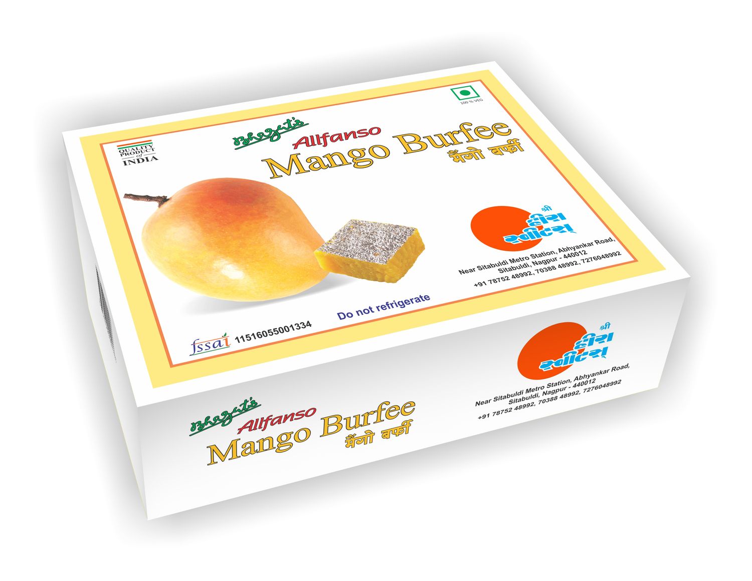MANGO BURFI