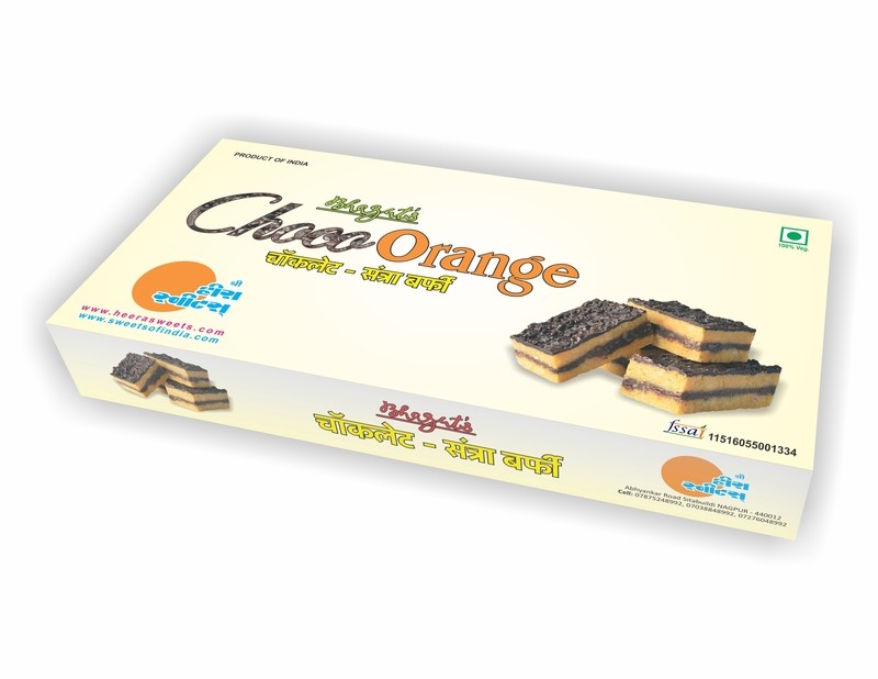 CHOCO ORANGE BURFI 500 g