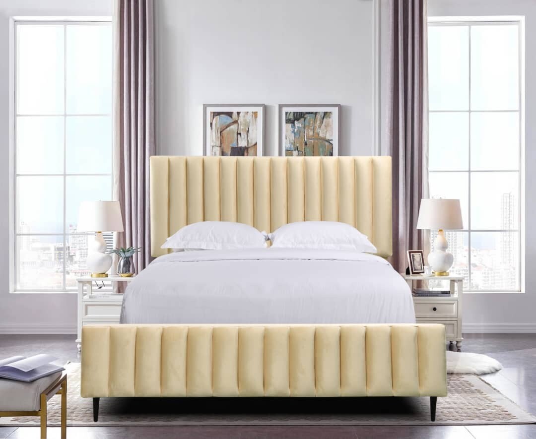 ​Double Size Bianca Beige  Bed Frame