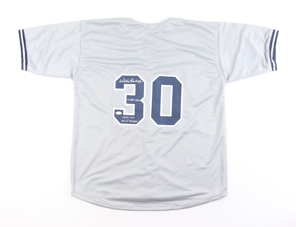 Willie Randolph Signed Jersey (JSA), Chris Chambliss Signed Jersey (JSA), Bucky Dent Signed Jersey (JSA) and Graig Nettles Signed Jersey (JSA)