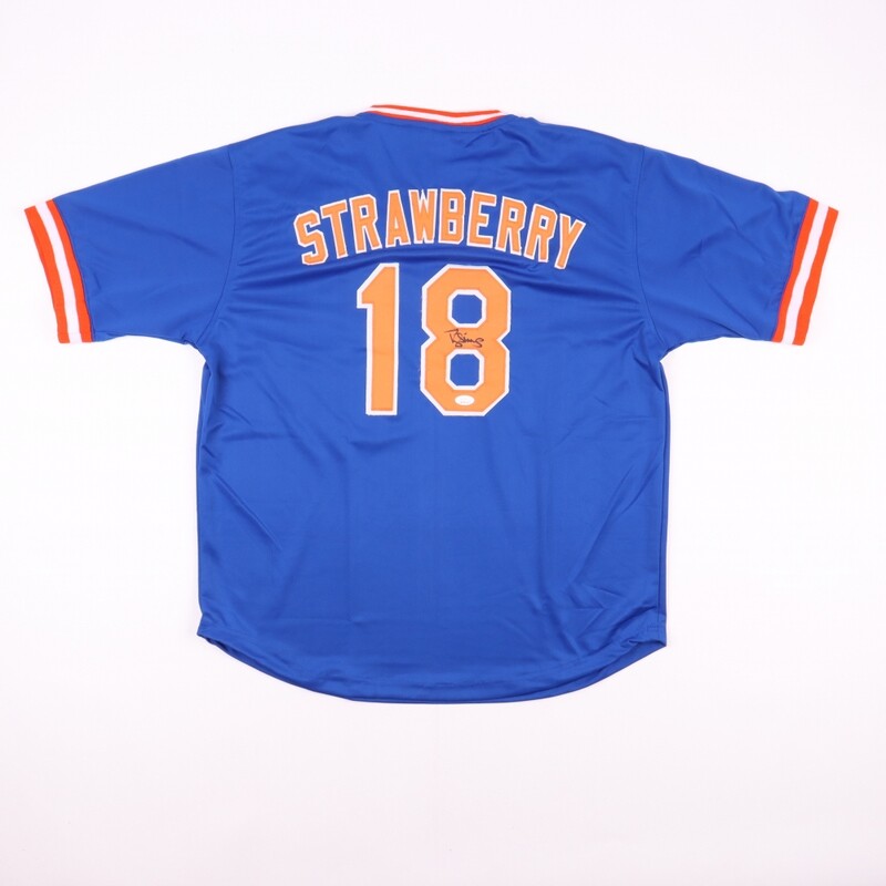 Darryl Strawberry Signed Jersey (JSA) and Dwight "Doc" Gooden Signed Jersey (Beckett Hologram)