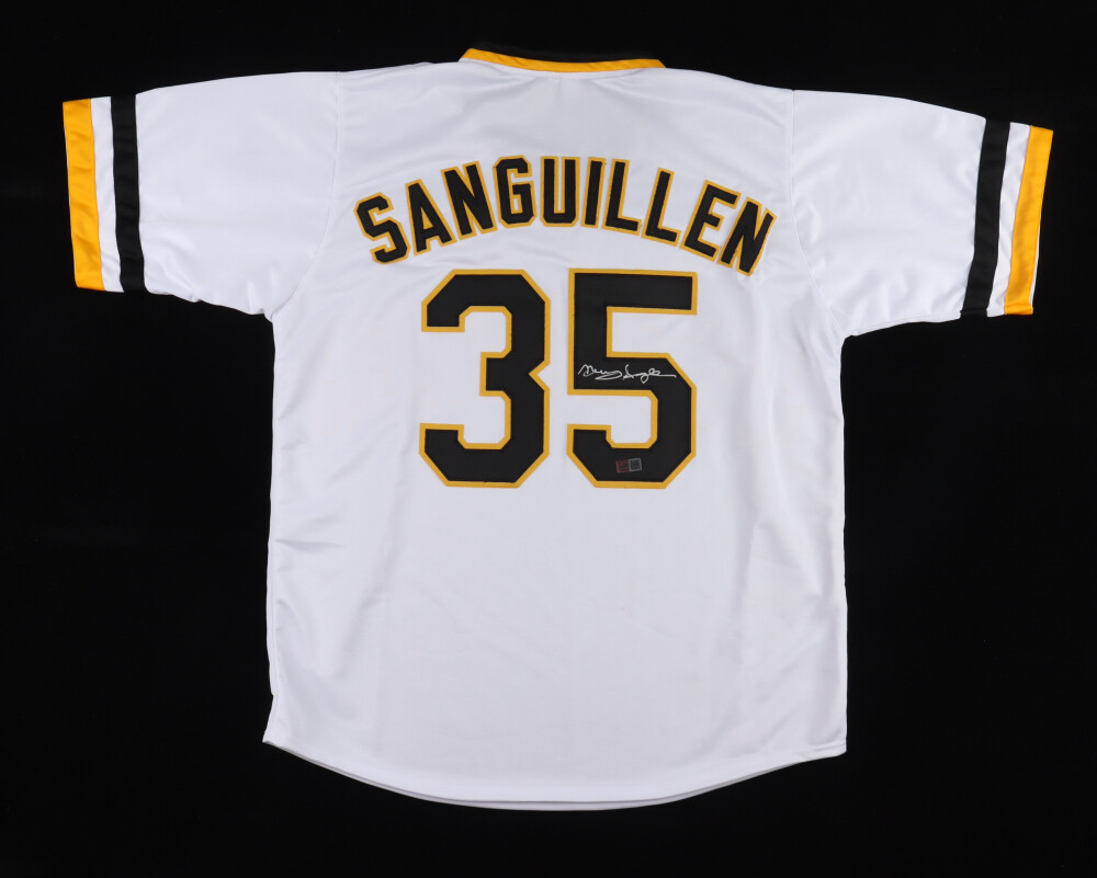 Manny Sanguillen Signed Jersey (TSE) and Rick Rhoden Signed Jersey (TSE)