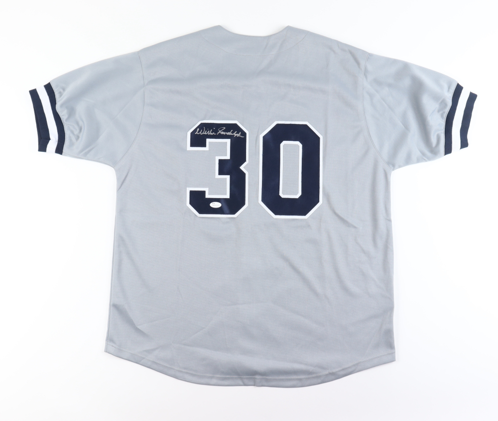 Willie Randolph Signed New York Yankees Jersey (JSA) & Willie Randolph Signed New York Yankees 8x10 Photo (CX by Steiner)
