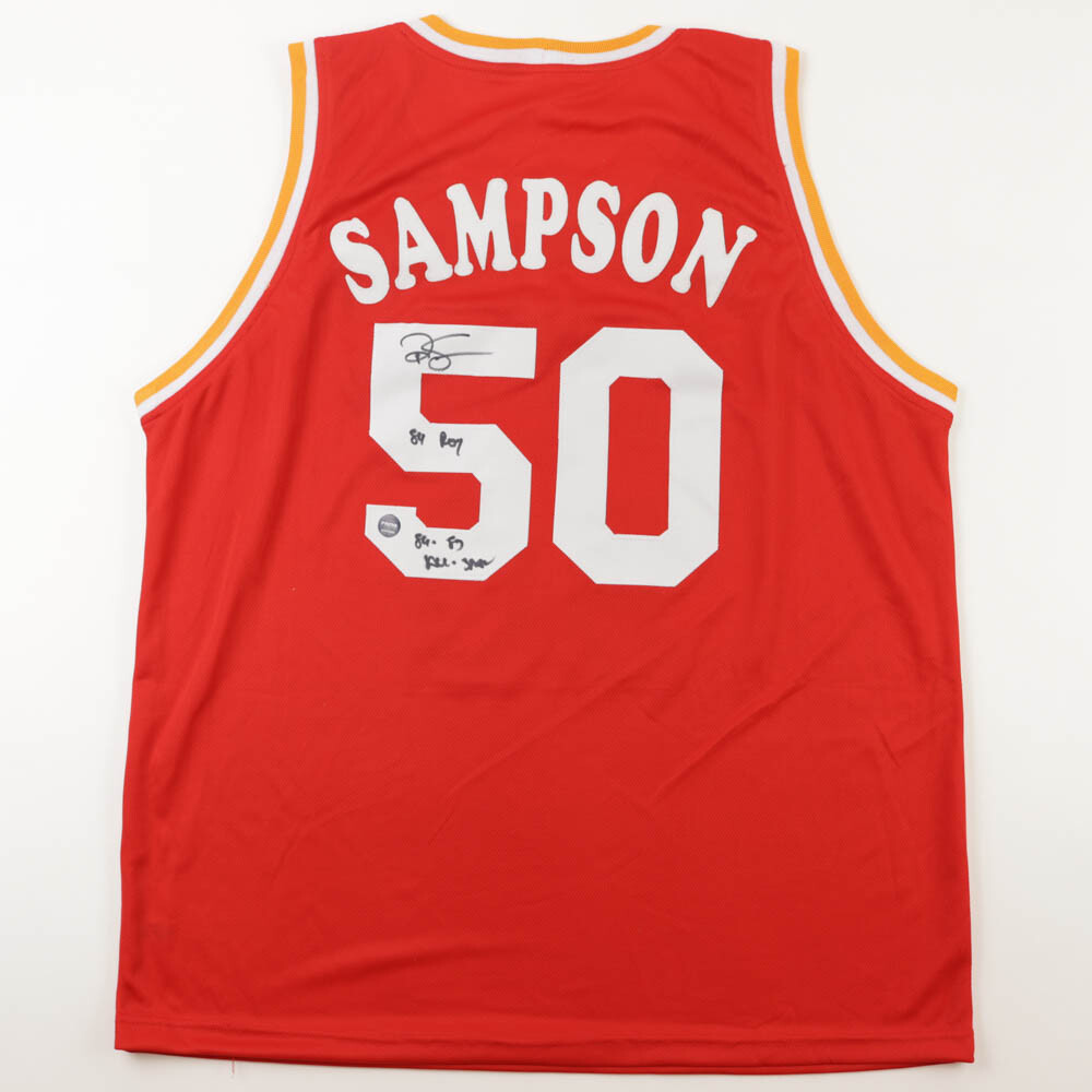 Ralph Sampson Signed Jersey Inscribed "84 ROY" & "84-87 All-Star" (Prova) and Ralph Sampson Signed Jersey Inscribed "HOF 12" (Beckett & Prova)
