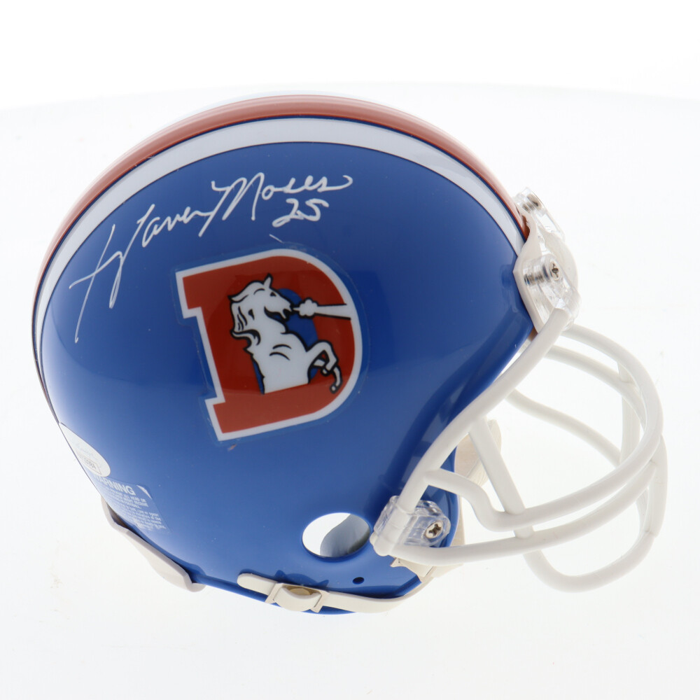 Haven Moses Signed Broncos Mini Helmet (JSA) and Haven Moses Signed Jersey (JSA)