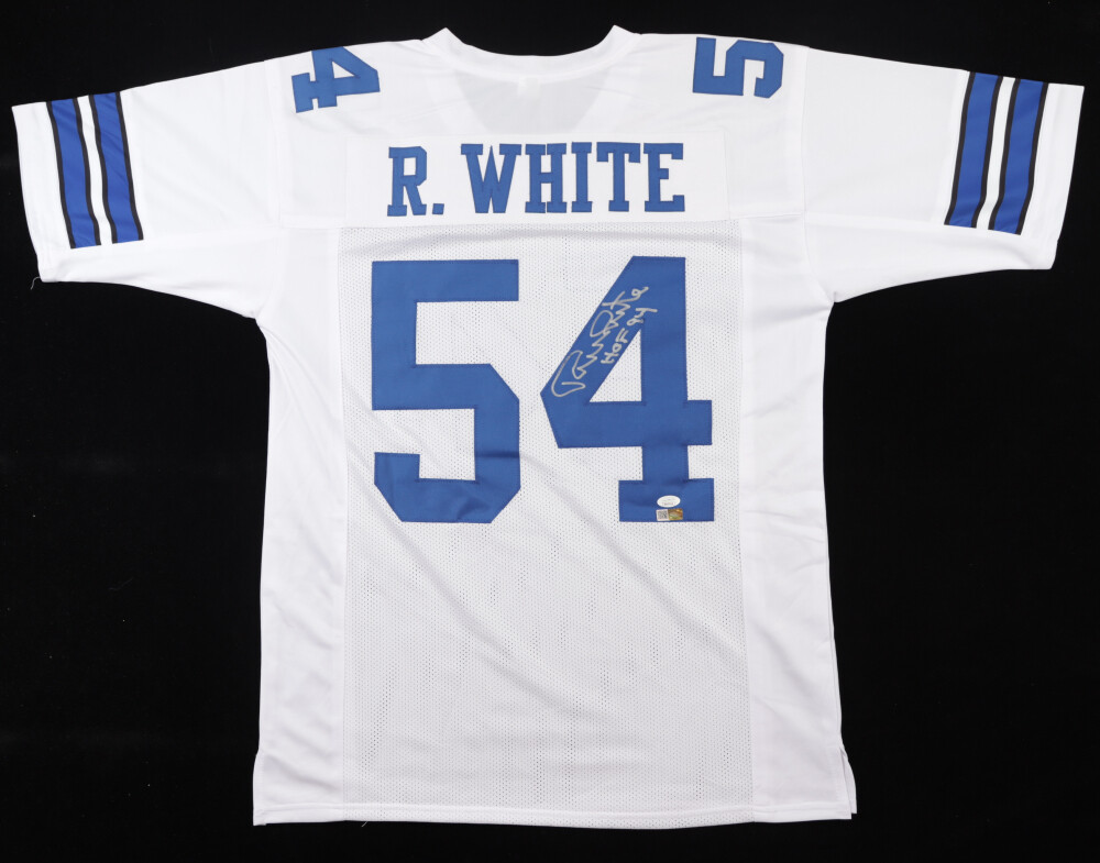 Randy White Signed Jersey Inscribed "HOF '94" (JSA & PIA) and Harvey Martin Signed Cowboys 8x10 Photo (PSA)
