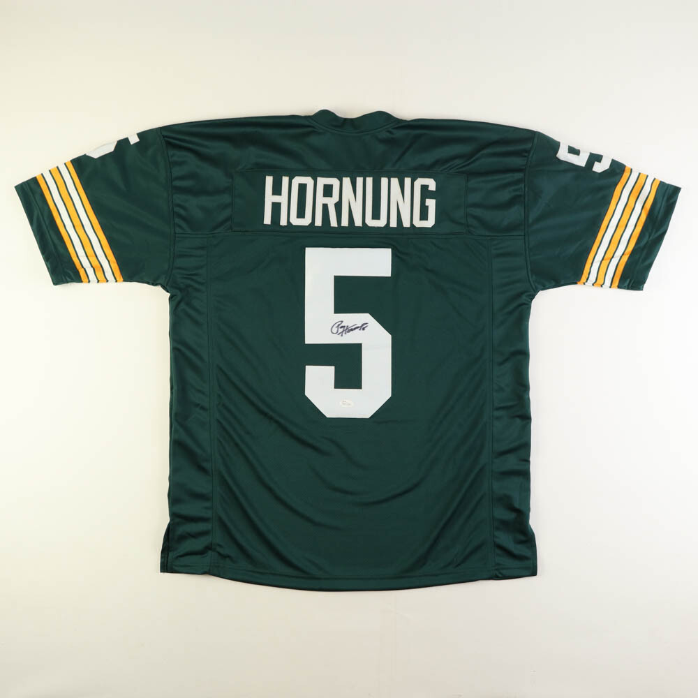 Paul Hornung Signed Jersey (JSA) and Paul Hornung Signed Packers 16x20 Photo (PSA)