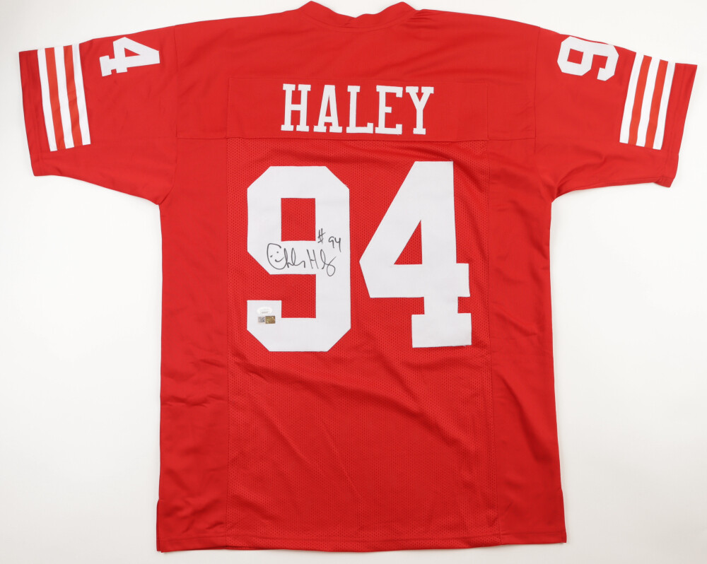 Charles Haley Signed San Francisco 49ers Jersey (JSA & PIA)