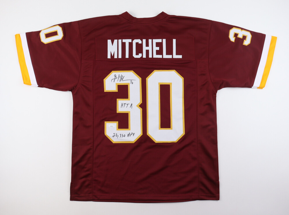 Brian Mitchell Signed Washington Redskins Jersey Inscribed "HTTR" & "23,330 APY" (JSA)