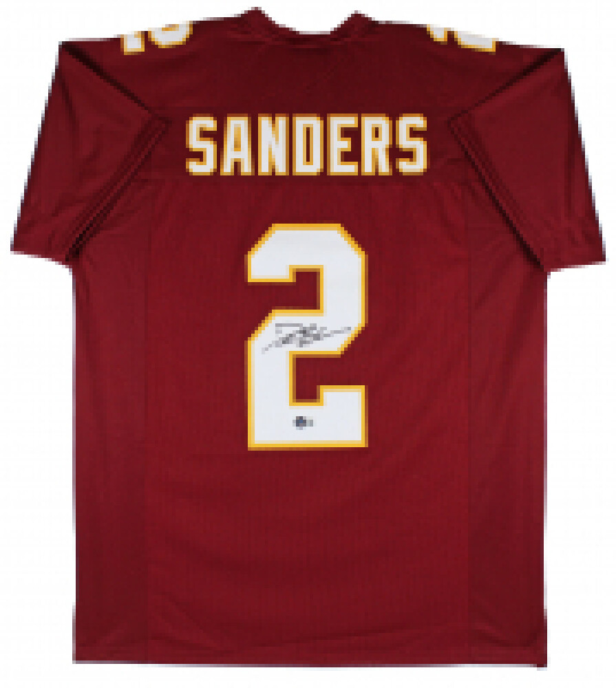 Deion Sanders Signed Jersey (Beckett) and Deion Sanders Signed Jersey (Beckett)