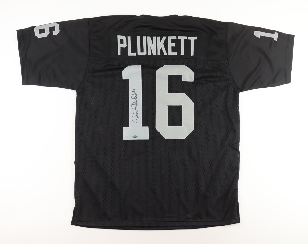 Jim Plunkett Signed Jersey (Schwartz) and Daryle Lamonica Signed Jersey (JSA)