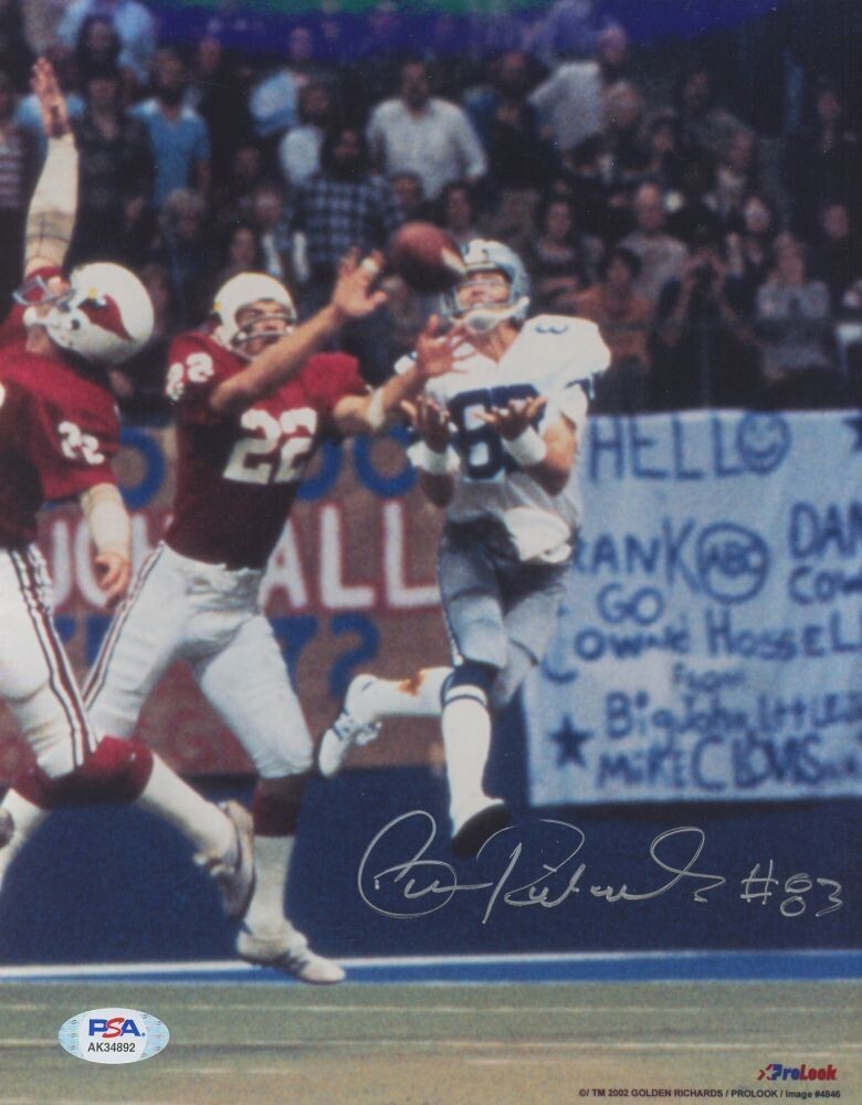 Golden Richards Signed Cowboys 8x10 Photo (PSA) and Butch Johnson Signed Jersey (Beckett)