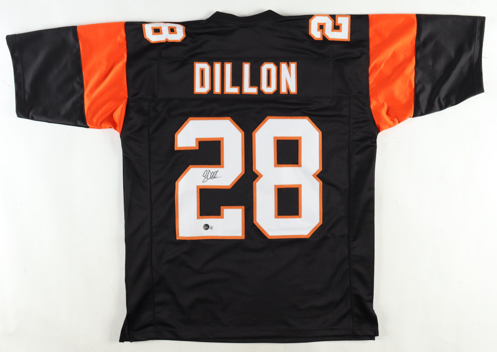 Corey Dillon Signed Cincinnati Bengals Jersey (Beckett) and Corey Dillon Signed New England Patriots Jersey (Beckett)