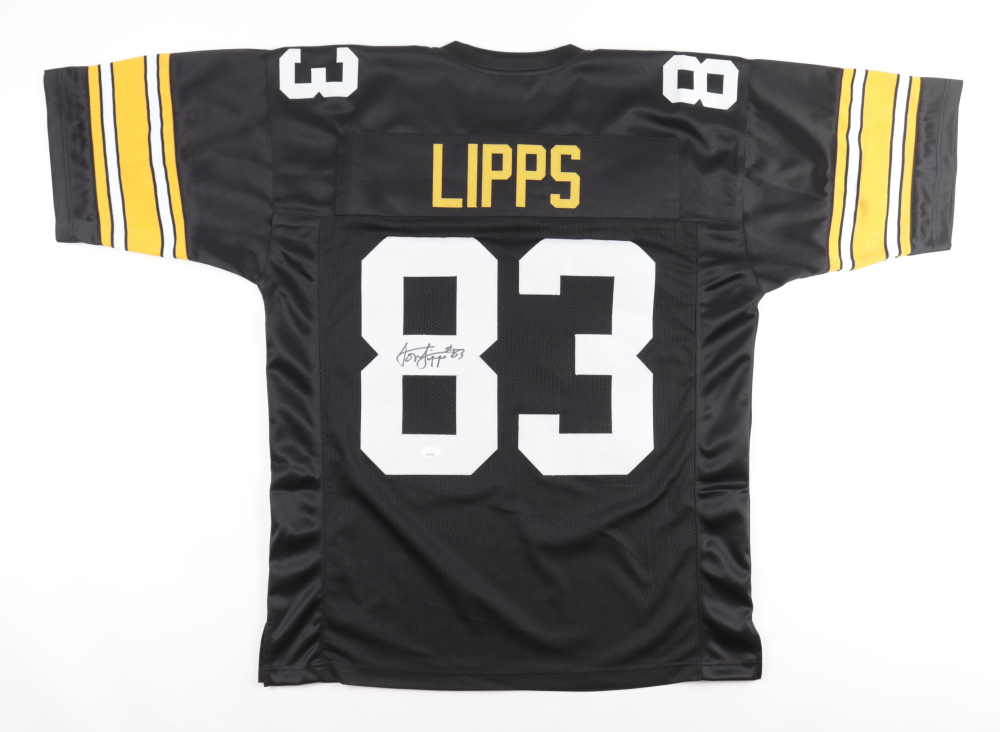 Louis Lipps Signed Pittsburgh Jersey (JSA) and Louis Lipps Signed Steelers 16x20 Photo Inscribed 