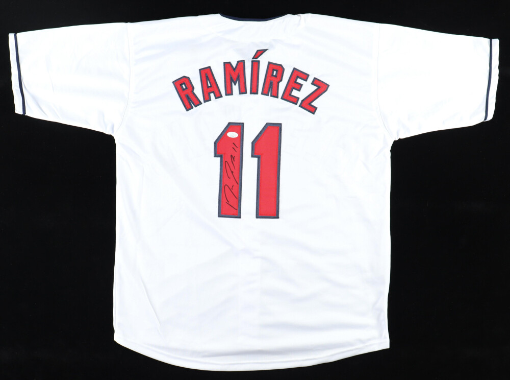 José Ramírez Signed Jersey (JSA) and Carlos Baerga Signed Jersey Inscribed "3x All Star" (JSA)