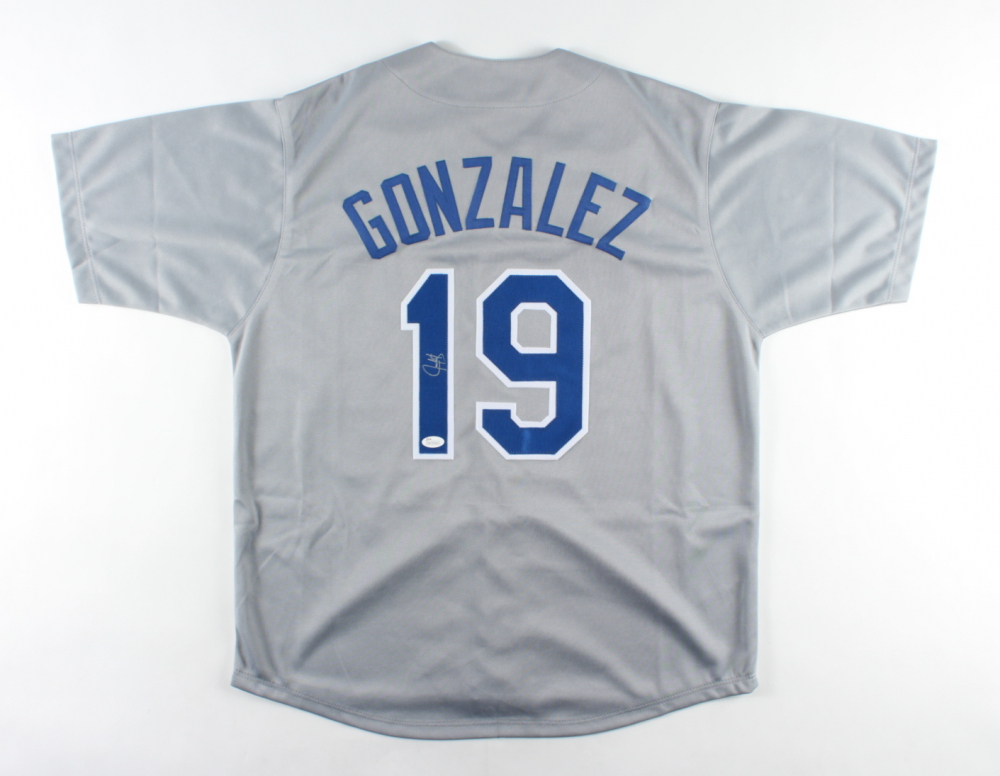 Juan Gonzalez Signed Texas Rangers Jersey (JSA) and Juan Gonzalez Signed Texas Rangers Custom Framed Photo (Schwartz), & Michael Young Signed Rangers 16x20 Photo (Playball Ink)