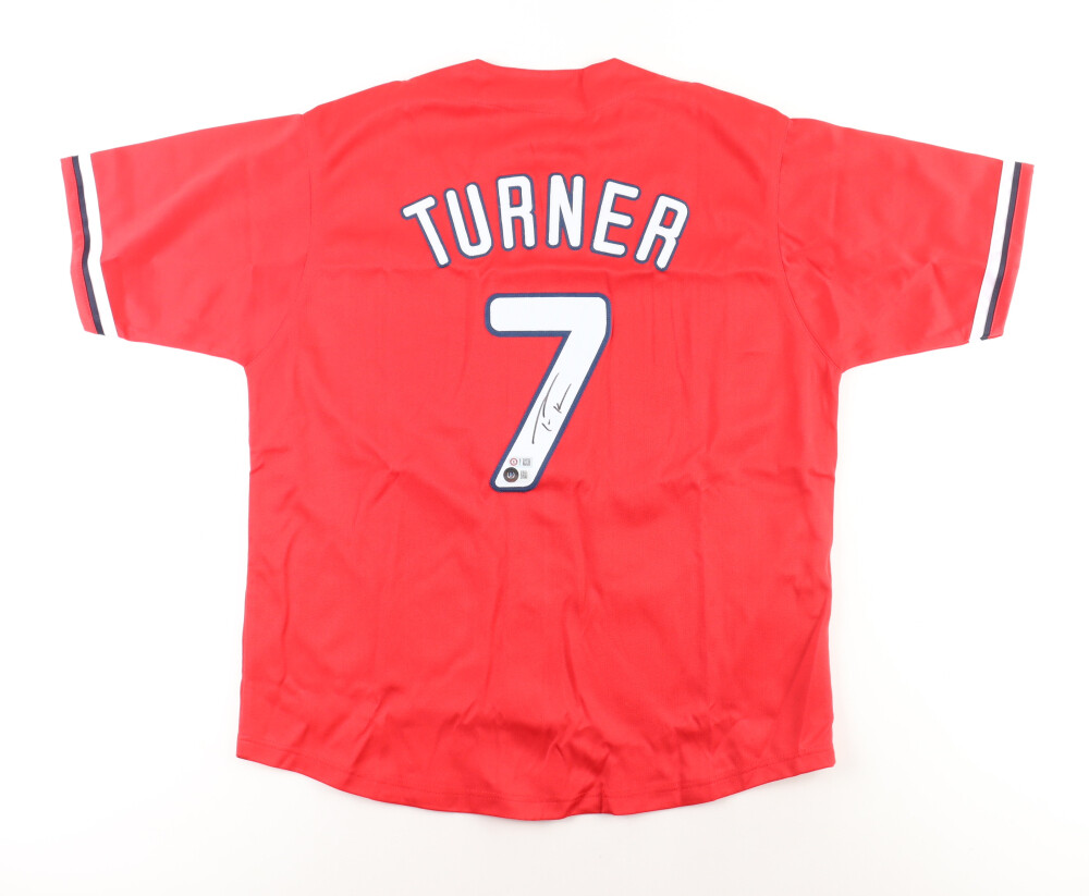 Trea Turner Signed Philadelphia Phillies Jersey (Turner & Beckett)