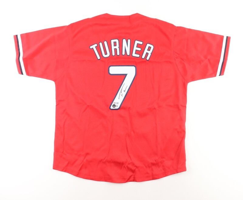 Trea Turner Signed Philadelphia Phillies Jersey (Turner & Beckett)