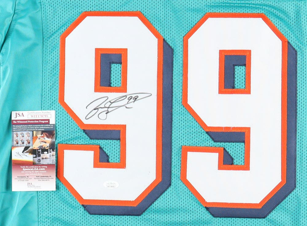 Jason Taylor Signed Miami Dolphins Jersey (JSA)